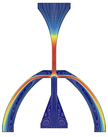 CFDシミュレーション - エアロゾルの流れ